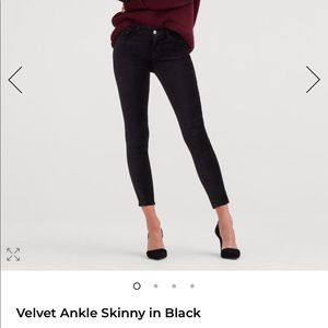 7 for Mankind, Black Velvet Pants
